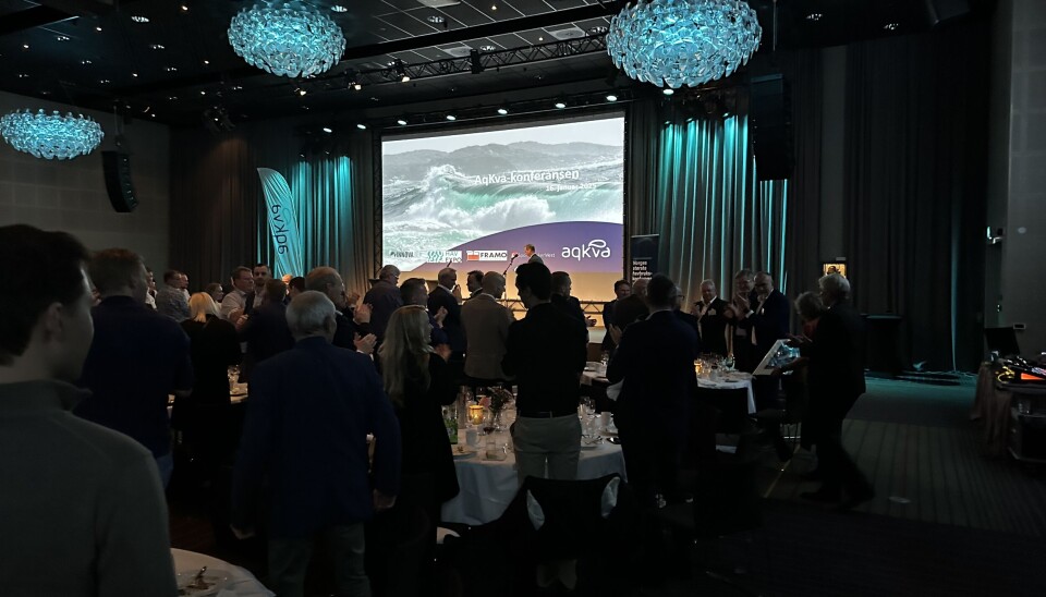 Brit Tørud received a standing ovation when she won the AqKva Award on Thursday.