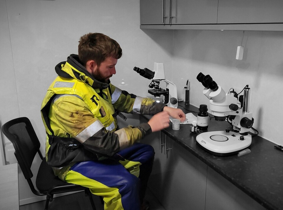 Lewis Henderson, from Isle of Gigha, is doing a Modern Apprenticeship in Aquaculture at UHI Shetland while working in fish husbandry for Bakkafrost Scotland.