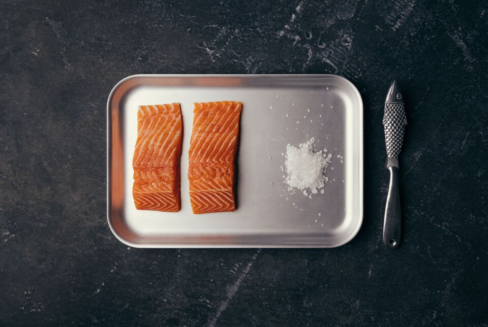 A marketing photo for Kames' MòR Atlantic Trout.