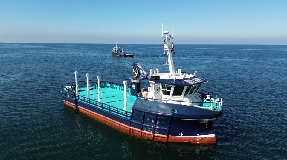 The Fruitful Harvest, front, and Fruitful Bough, back, were designed in Scotland by Macduff Ship Design for Blueshell Mussels and were built in Turkey.