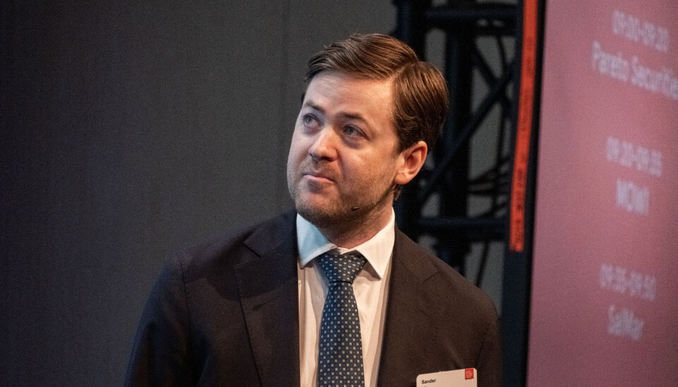 Analyst Sander Lie at the NASF conference 2025.
