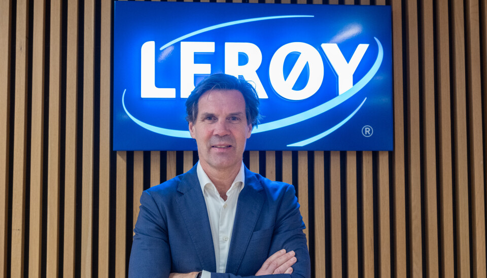 Lerøy CEO Henning Beltestad at the company's head office in Bergen.