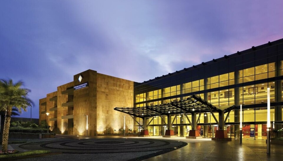 Hyderabad International Convention Centre - Novotel will host World Aquaculture 2025 India. Inset: plenary speaker Dr Subbanna Ayyappan.