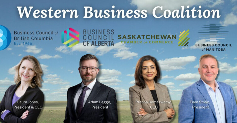 The Western Business Coaltion represents more than a third of Canada's economy.