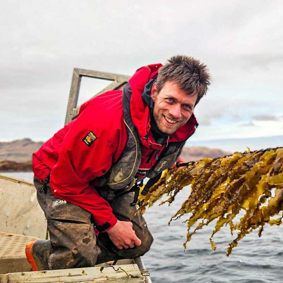 Dr Adrian Macleod: farmed seaweed could play a vital role in sustainable agriculture.