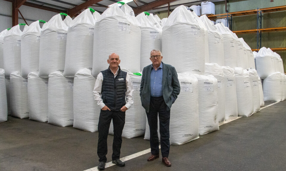 Chris Bryden, general manager at NNS, left, and local MP Jamie Stone.