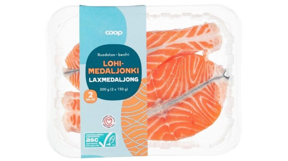 All own-label fresh and frozen salmon sold by Finland's S Group retail chain is now ASC-certified.