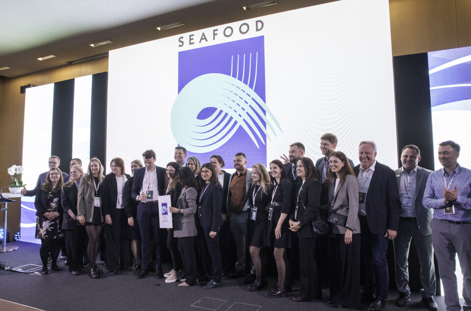 The award winners at Seafood Expo global last night.