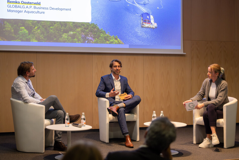 Remko Oosterveld, centre, said the GGN label 'continues to set industry benchmarks by enabling supply chain transparency from farm to table'.