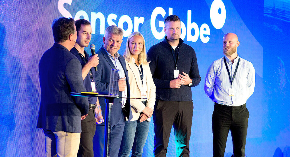 The 2023 Innovation Award went to Sensor Globe, from Nova Scotia company Marin X Inc. The Sensor Globe is a grapefruit-sized device that “flows with the fish” during processing operations to deliver acceleration measurements alongside water quality monitoring to enhance fish welfare and reduce mortality rates.