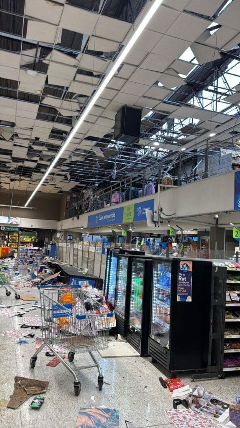 The tornado that hit Puerto Varas caused extensive damage, but Benchmark Genetics' offices and employees were uninjured.