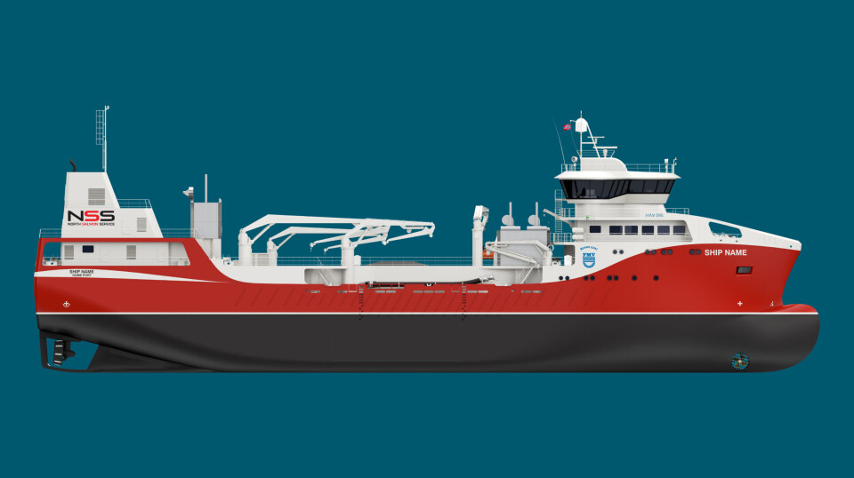 The new wellboat will have a well capacity of 5,000m³ and is designed to use less fuel.