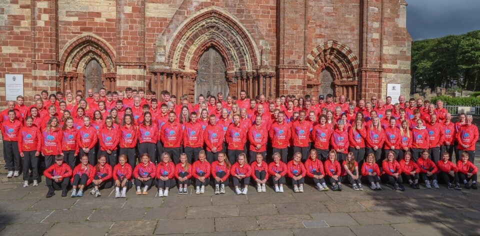 The Orkney team for the Island Games is sponsored by Scottish Sea Farms.