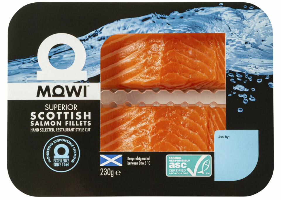 MOWI-branded Scottish salmon fillets. The product is one of 10 that consumers can choose from in a public vote for the best ASC product in UK supermarkets.