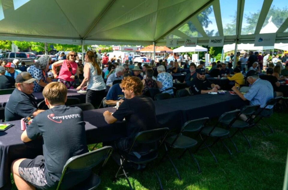 Attendees at the BCSFA Community Appreciation BBQ.