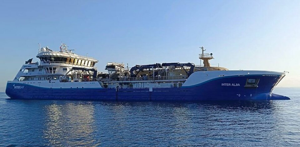 The Inter Alba, which has a well capacity of 6,500 cubic metres and is due to enter service for Mowi Scotland later this year.