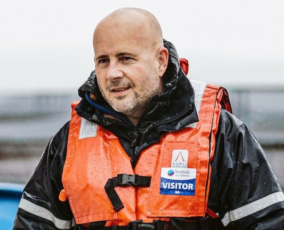 Richard Darbyshire, SSF's area manager for Shetland.