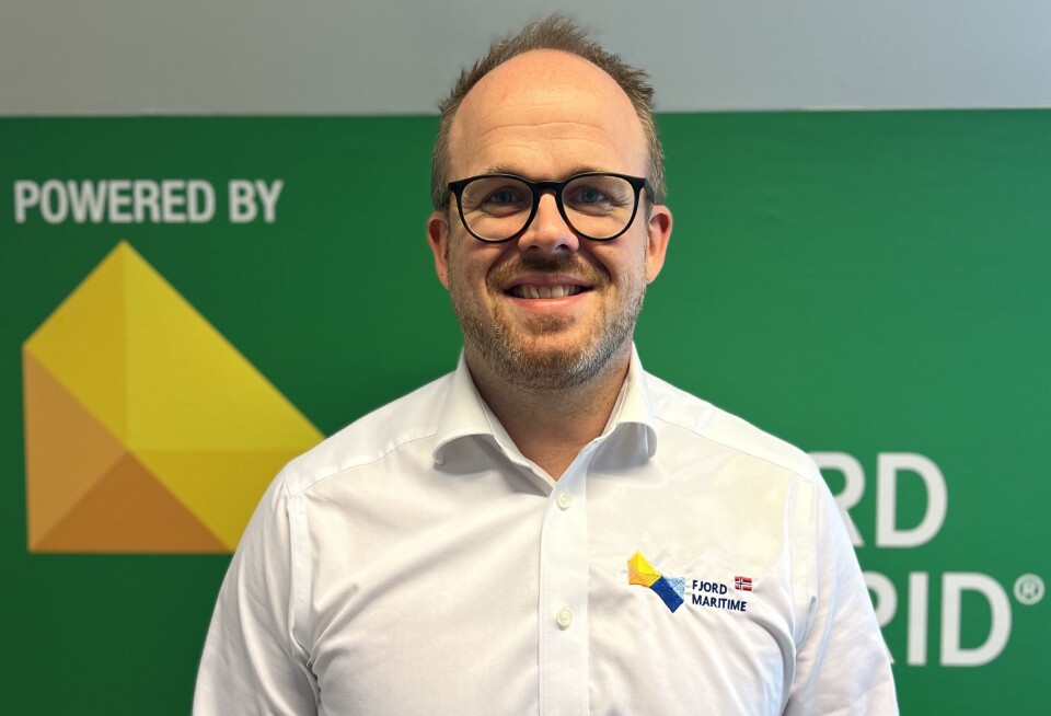 Torstein Nygård, global sales manager for Fjord Maritime.