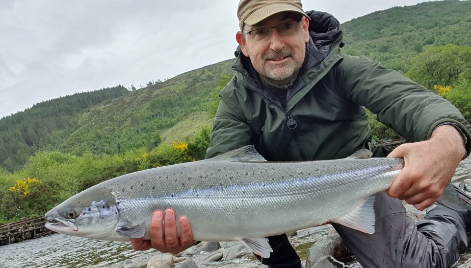 Jon Gibb, co-ordinator of the Salmon Scotland wild fisheries fund