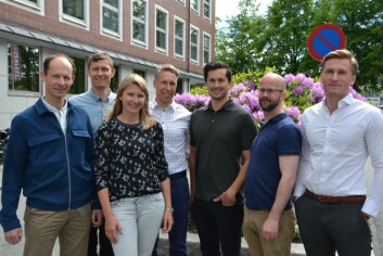 The CageEye team behind the new technology for the autonomous feeding system. Click on image to enlarge. Photo: Margarita Savinova. The CageEye team behind the new technology for the autonomous feeding system. Click on image to enlarge. Photo: Margarita Savinova.