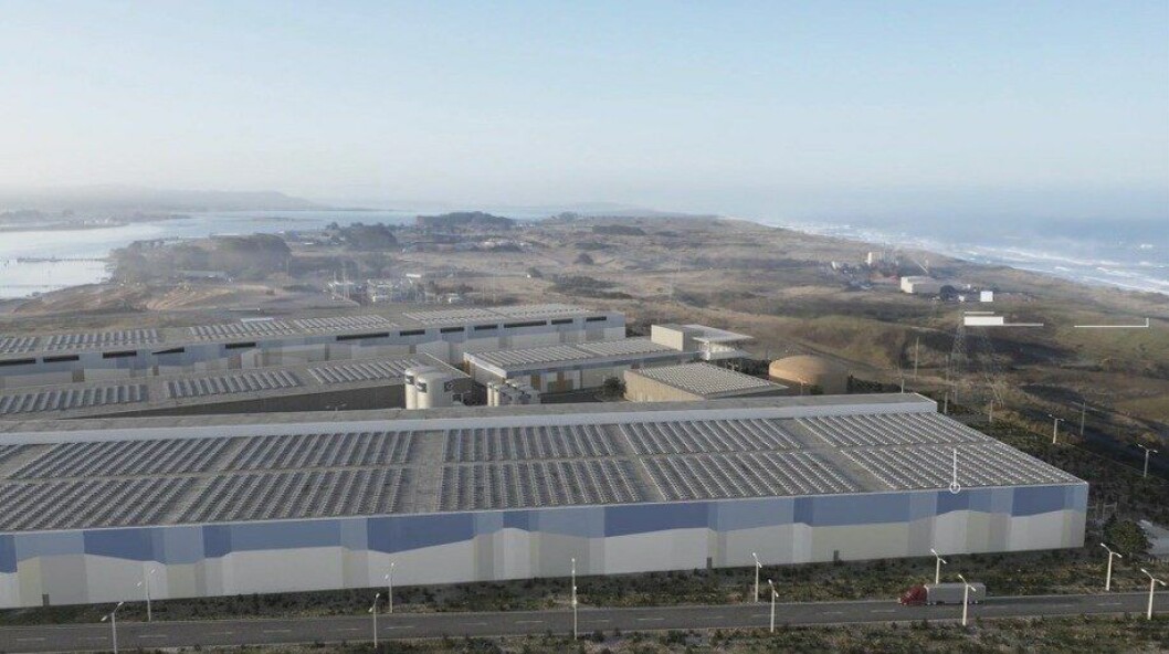 How Nordic's California RAS will look if it gets the go-ahead from authorities. Image: Nordic Aquafarms Inc. How Nordic's California RAS will look if it gets the go-ahead from authorities. Image: Nordic Aquafarms Inc.