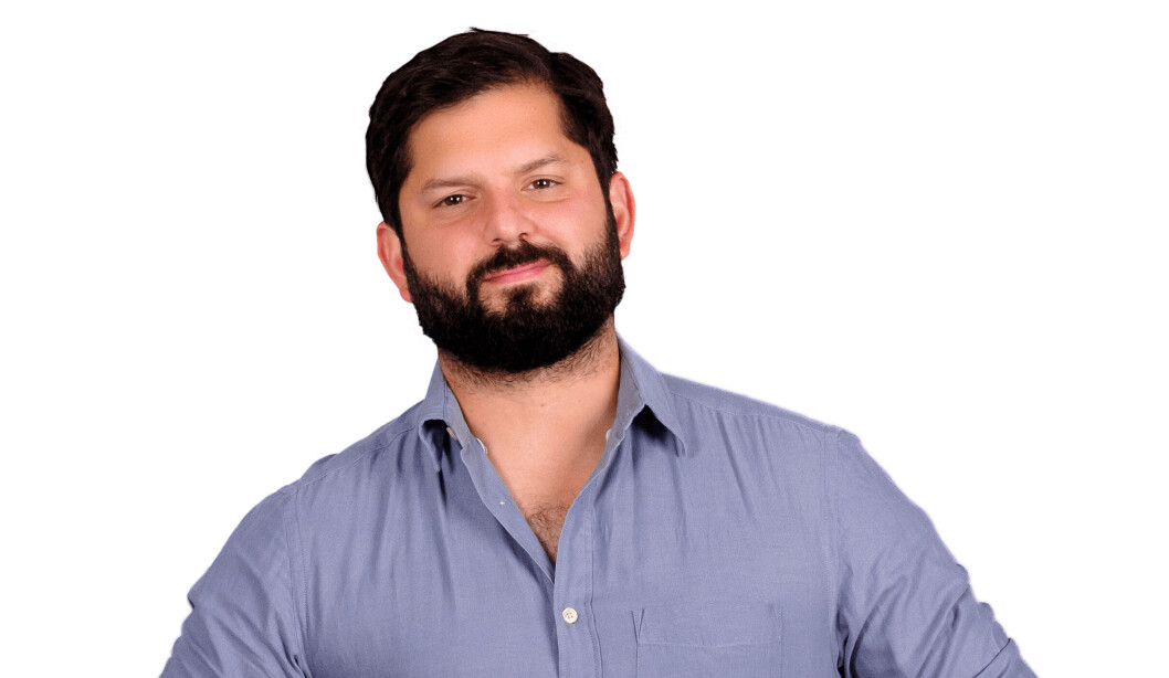 Gabriel Boric, 35, is the new president of Chile and wants tougher regulations over salmon farming. Photo: Gabriel Boric campaign office. Gabriel Boric, 35, is the new president of Chile and wants tougher regulations over salmon farming. Photo: Gabriel Boric campaign office.