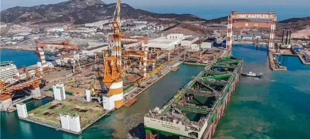 Havfarm floated at Chinese shipyard