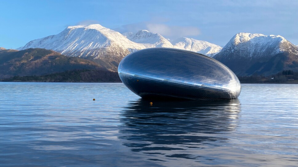 An illustration of the Salmon Eye visitor centre. The real thing will be revealed today.