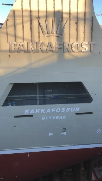 The Bakkafossur is taking shape in Turkey. The Bakkafossur is taking shape in Turkey.