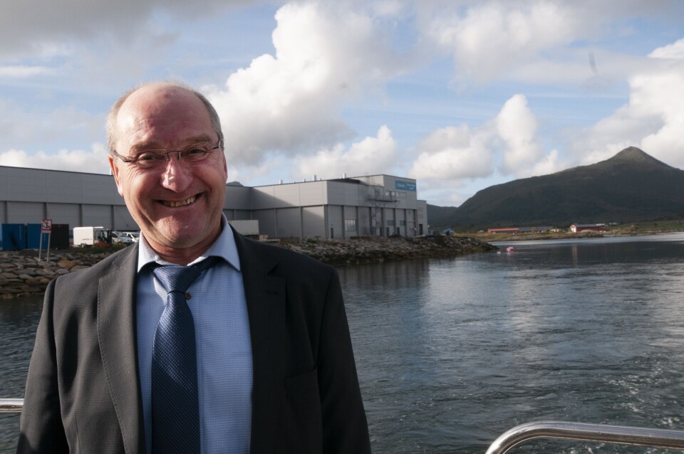 Steigen mayor Asle Schrøder is very pleased to have Cermaq in the municipality. Photo: Pål Mugaas Jensen.